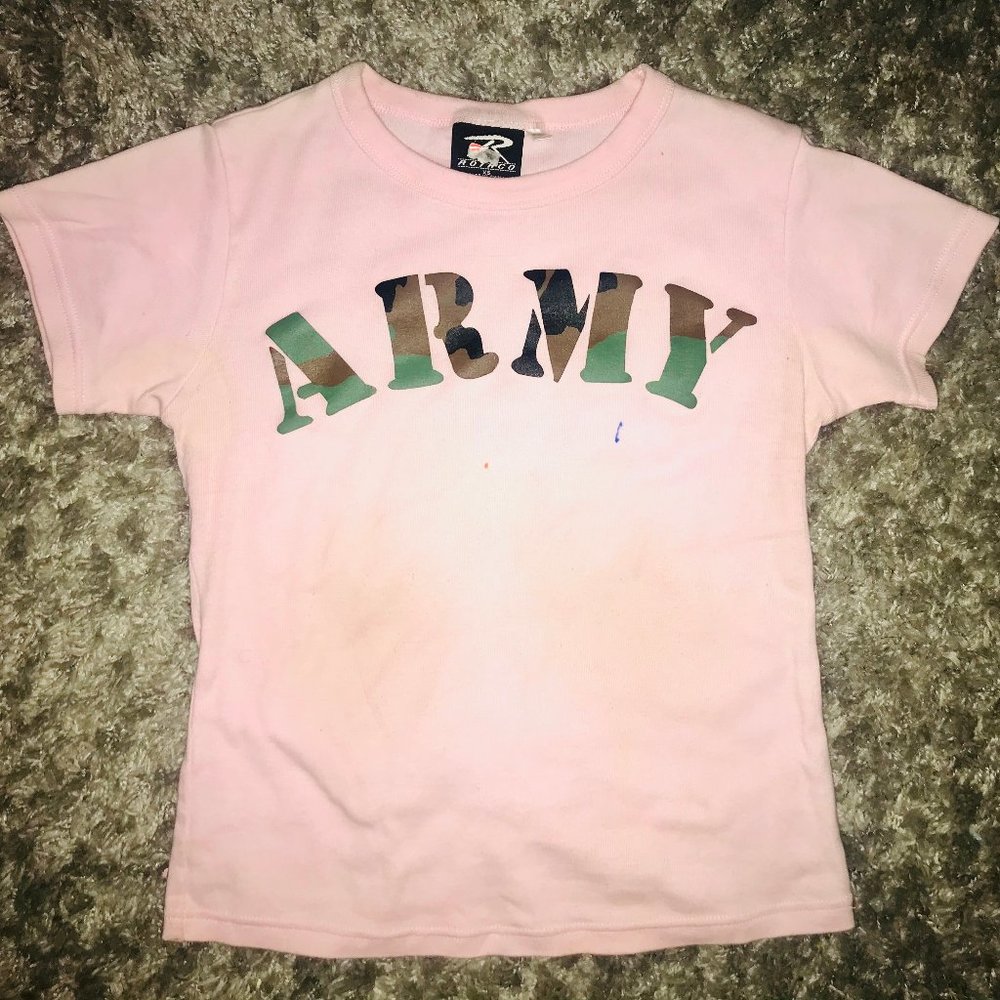 Cute Pink Army Mini Tee